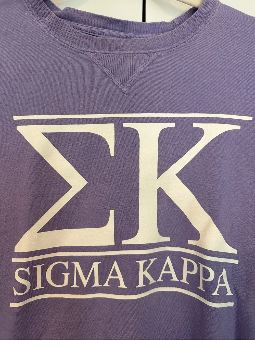 Sigma Kappa Lavender Crewneck Sweatshirt